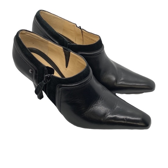 Cole Haan Suede Trim Heeled Booties - Picture 8 of 8